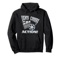 Lights Camera Action Filmmaking Movie Hoodie - Minimalist Print Unisex - T-Shirt, Sweatshirt, Hoodie