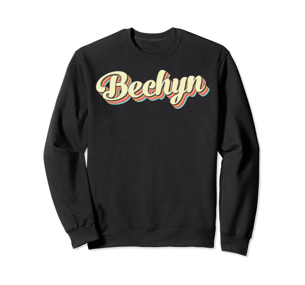 Bechyn Art Baseball Font Sweatshirt - Streetwear Style for Adults - T-Shirt, Sweatshirt, Hoodie