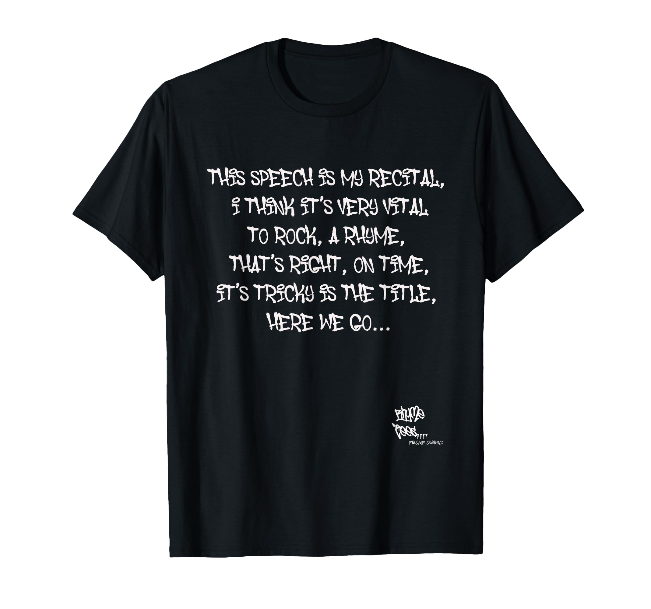 Old School Rap Hip Hop Its Tricky 80S Dmc T-Shirt - Minimalist Print Unisex - T-Shirt, Sweatshirt, Hoodie