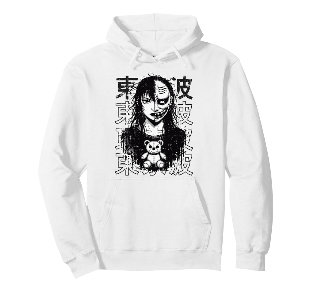 Japanese Horror Anime Manga Y2K Hannya Hoodie - Novelty Apparel Men Women - T-Shirt, Sweatshirt, Hoodie