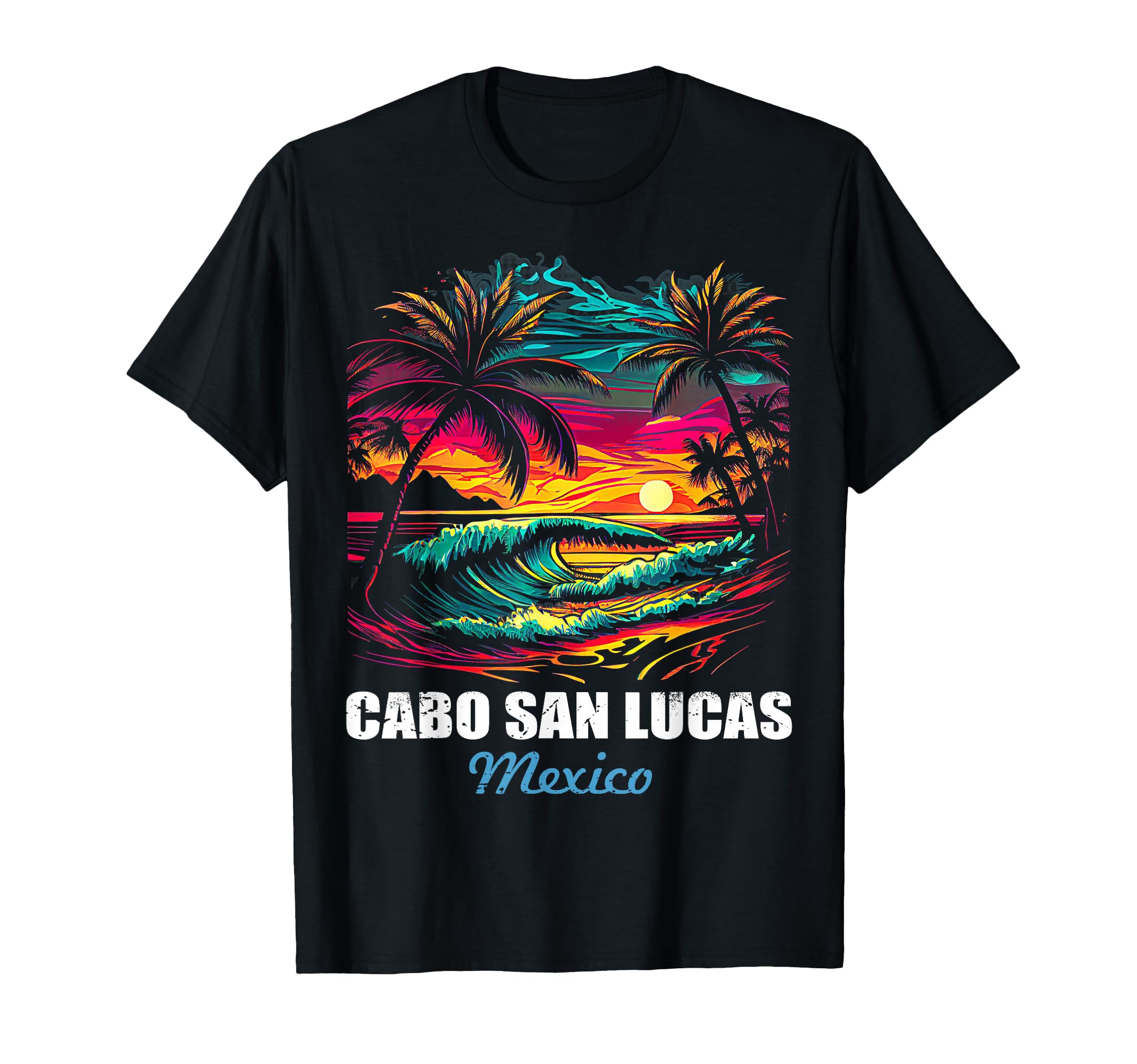 Cabo San Lucas Mexico Sunset T-Shirt - Casual Everyday Wear for Adults - T-Shirt, Sweatshirt, Hoodie