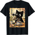 Japanese anime cats cutre kawaii kitten cat design - Adult & Kids T-Shirts, Sweatshirts & Hoodies apparel design preview 1