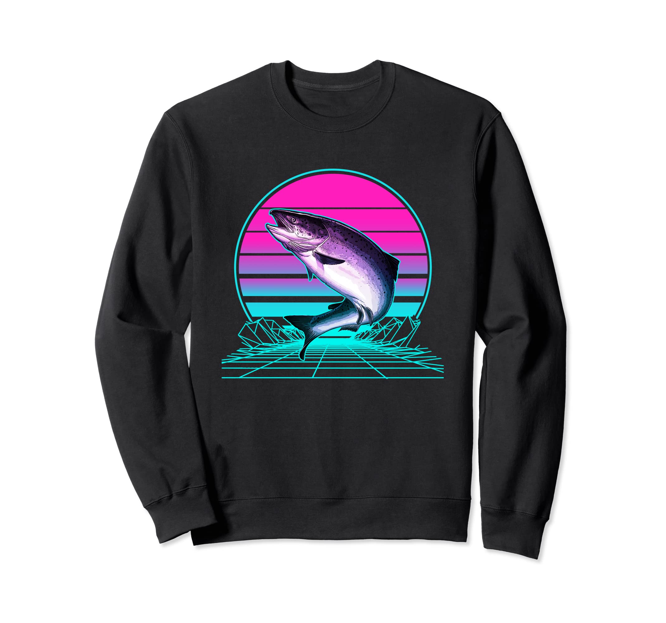 Sunset Salmon Sweatshirt - Streetwear Style Unisex - T-Shirt, Sweatshirt, Hoodie