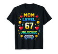 Mom Level 67 Unlocked Six Seven T-Shirt - Aesthetic Graphic for Adults - T-Shirt, Sweatshirt, Hoodie