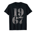 1967 Birth Year Distressed Birthday T-Shirt - Minimalist Print Unisex - T-Shirt, Sweatshirt, Hoodie