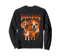 English Bulldog 80S 90S Heavy Sweatshirt - Casual Everyday Wear for Adults - T-Shirt, Sweatshirt, Hoodie