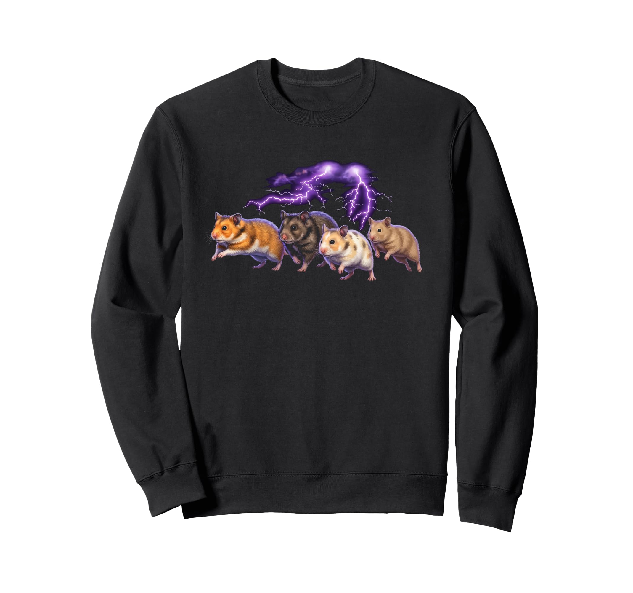 Hamster 90S Funny Hamster Lover 80S Sweatshirt - Graphic Print Men Women - T-Shirt, Sweatshirt, Hoodie