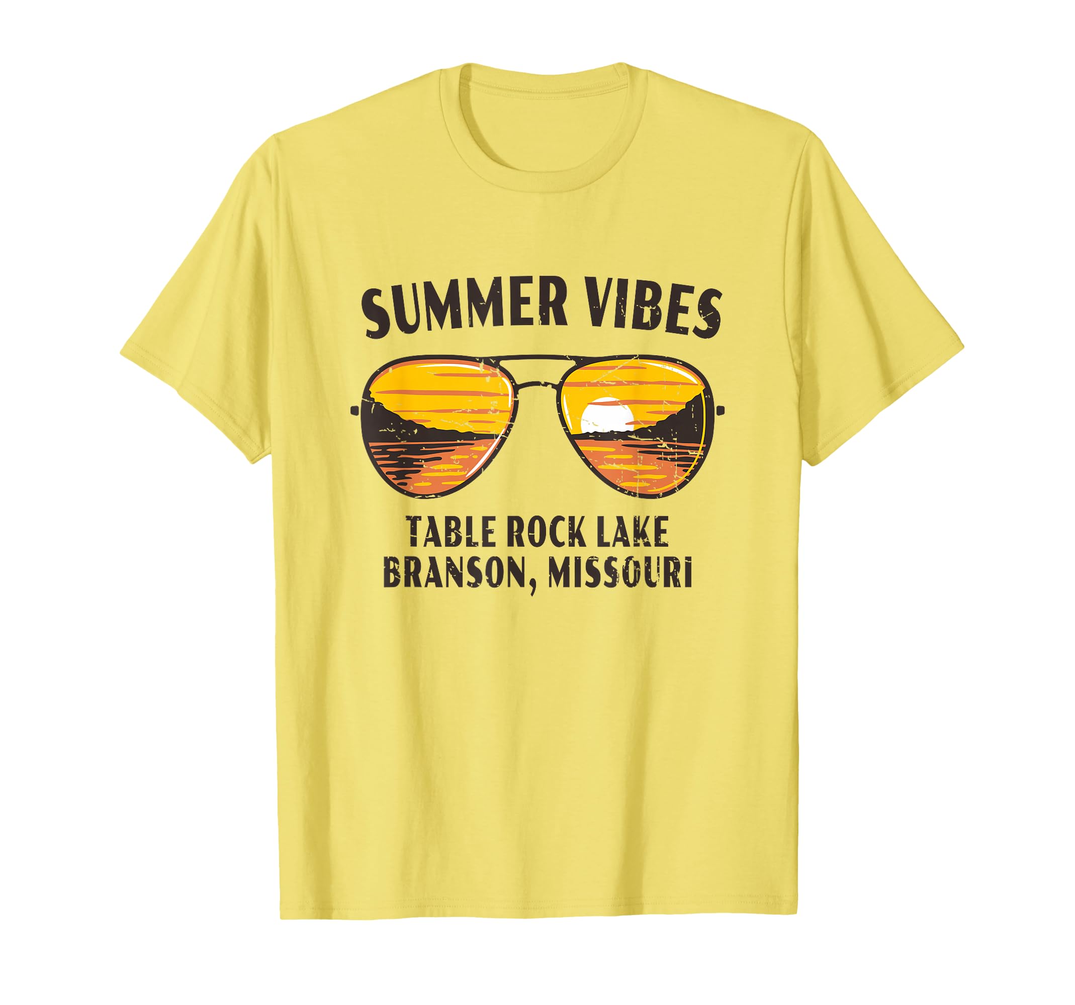 Summer Vibes Table Rock Lake Branson T-Shirt - Minimalist Print Unisex - T-Shirt, Sweatshirt, Hoodie
