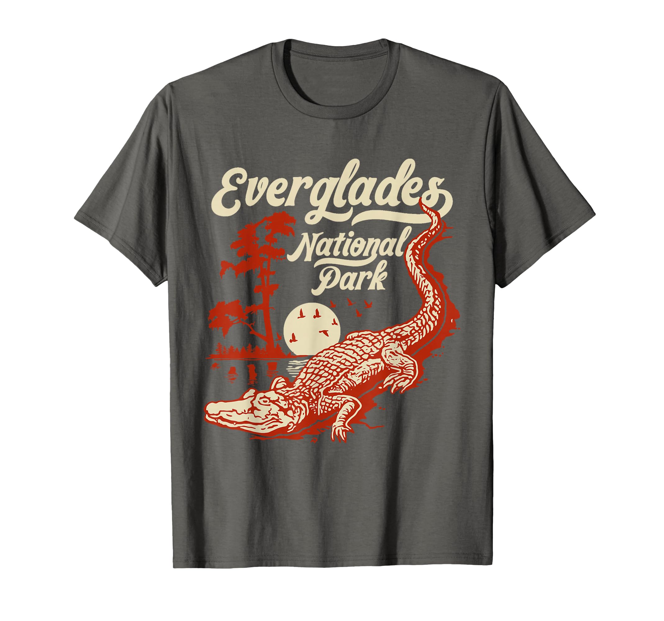 Everglades National Park Crocodile T-Shirt - Graphic Print Unisex - T-Shirt, Sweatshirt, Hoodie