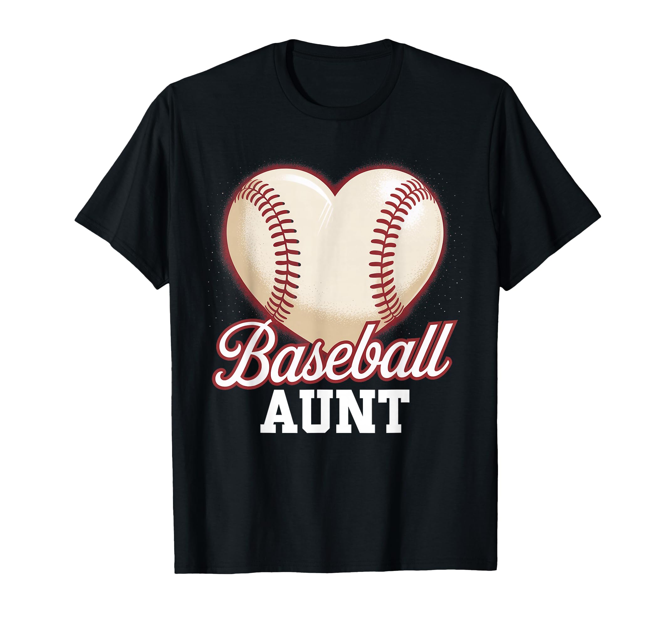 Heart Baseball Aunt Mothers Day T-Shirt - Aesthetic Graphic Men Women - T-Shirt, Sweatshirt, Hoodie