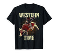 Bull Riding Cowboy Western Usa T-Shirt - Unique Graphic for Adults - T-Shirt, Sweatshirt, Hoodie