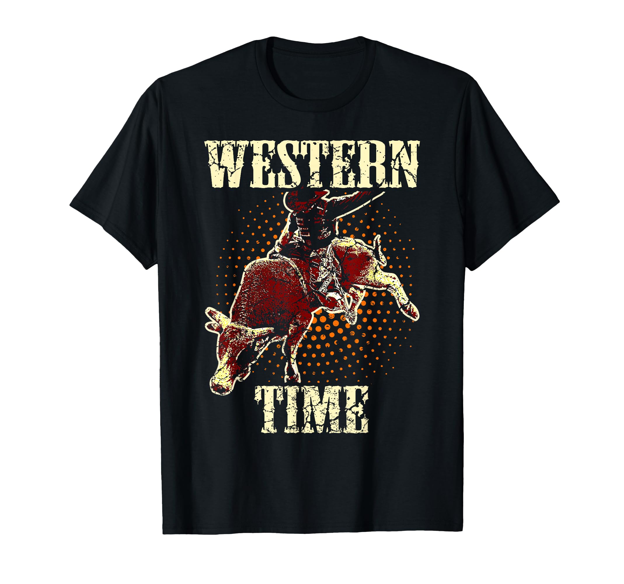 Bull Riding Cowboy Western Usa T-Shirt - Unique Graphic for Adults - T-Shirt, Sweatshirt, Hoodie