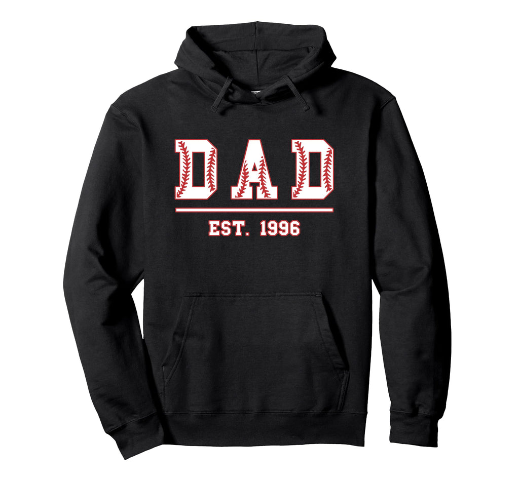 Dad Est 1996 Funny Sports Year Hoodie - Aesthetic Graphic Unisex - T-Shirt, Sweatshirt, Hoodie