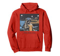 I Live Ballfield Now Raccoon Baseball Hoodie - Trendy Graphic for Adults - T-Shirt, Sweatshirt, Hoodie