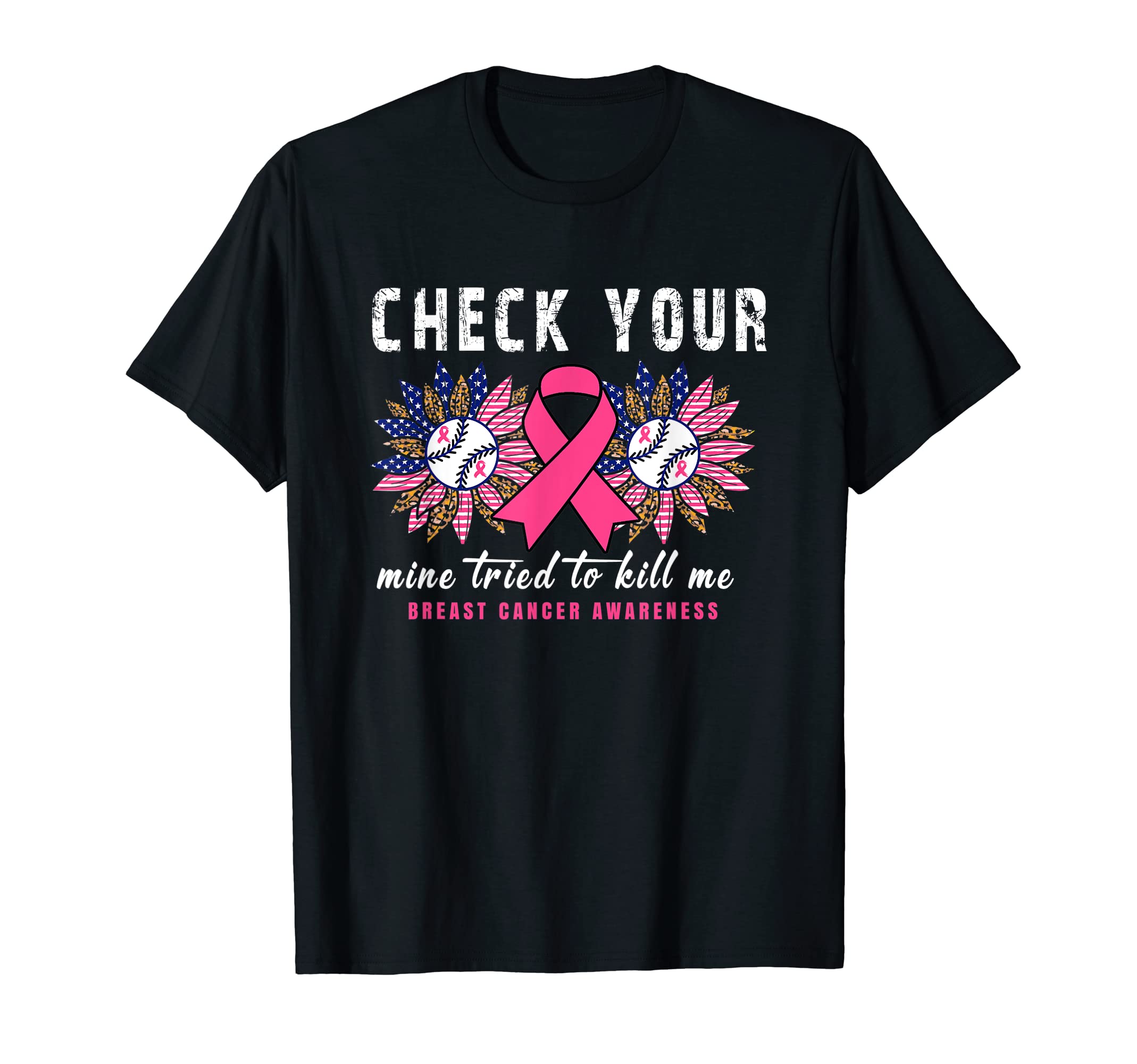 Check Your Boobs Breast Cancer T-Shirt - Aesthetic Graphic Men Women - T-Shirt, Sweatshirt, Hoodie