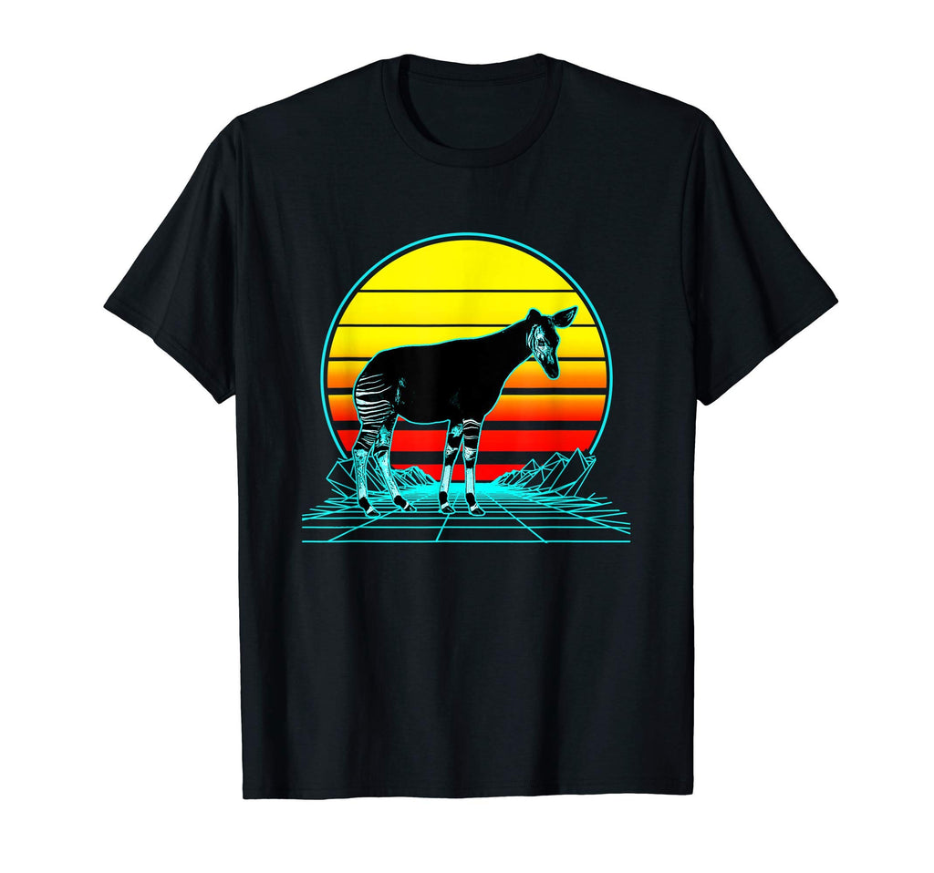 Sunset Okapi T-Shirt - Novelty Apparel for Adults - T-Shirt, Sweatshirt, Hoodie