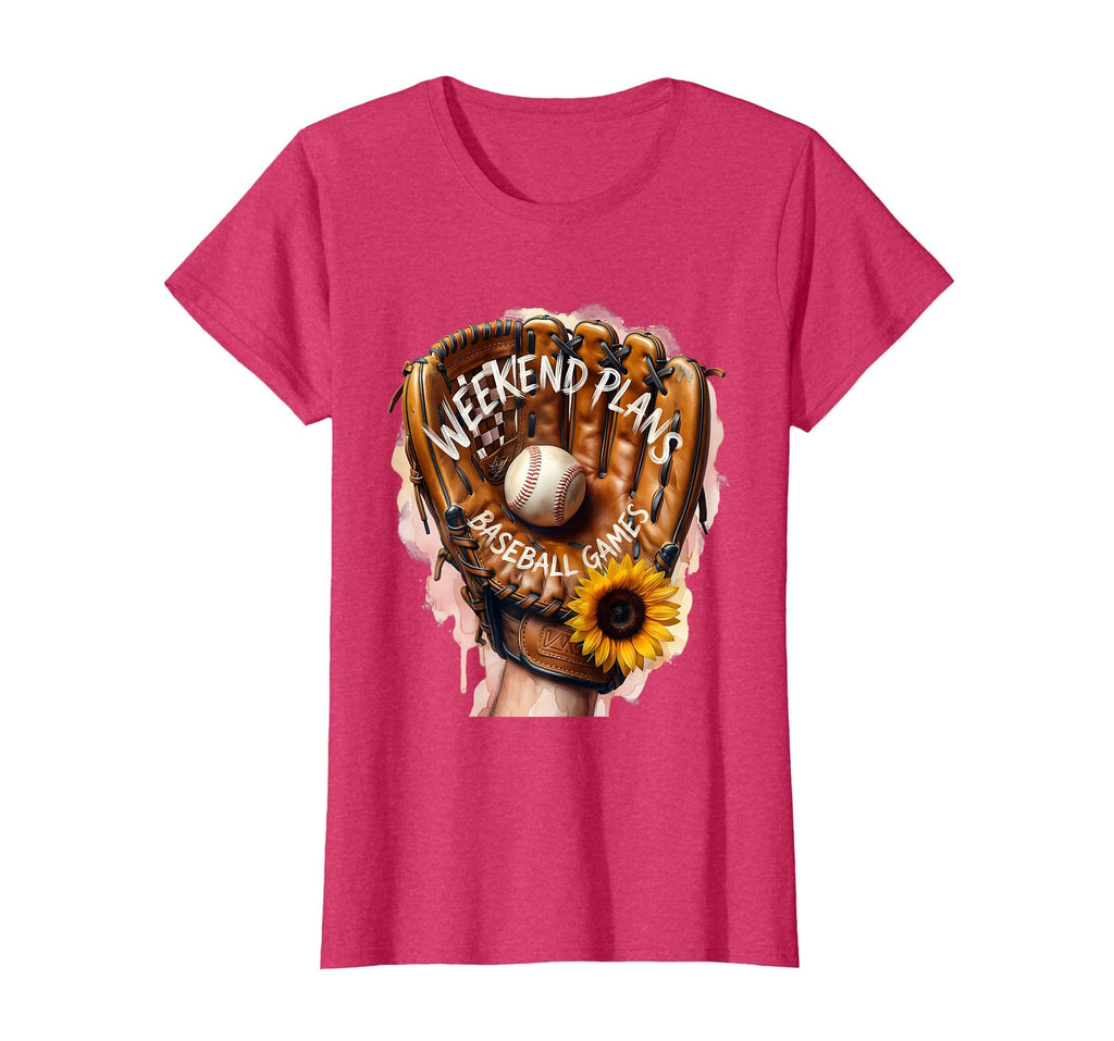 Weekend Plans Baseball Games Baseball T-Shirt - Graphic Print for Adults - T-Shirt, Sweatshirt, Hoodie