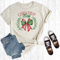 Retro Christmas Girly Coquette Bow Graphic - Adult & Kids T-Shirts, Sweatshirts & Hoodies apparel design preview 1
