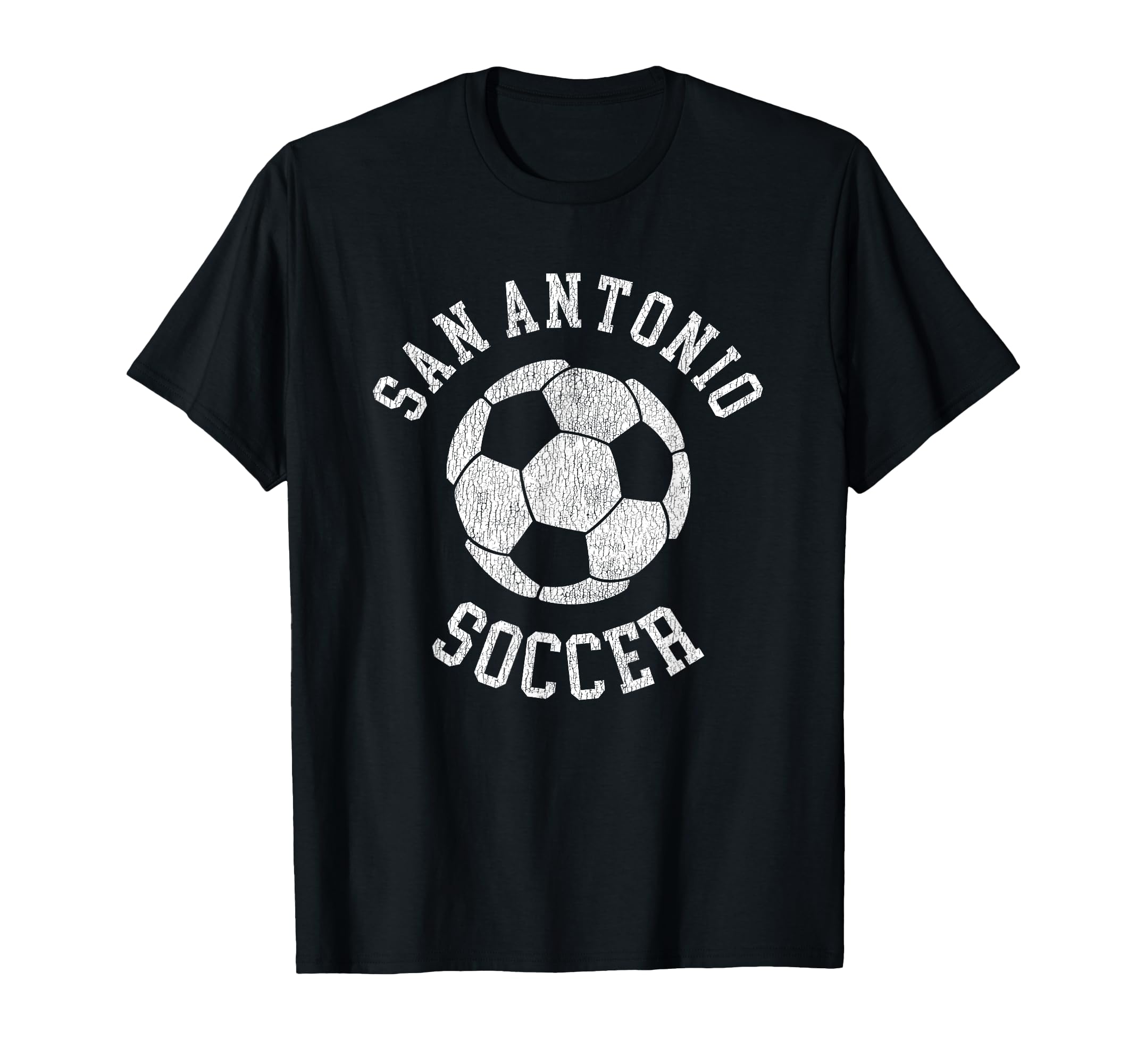 San Antonio Soccer Distressed 90S T-Shirt - Casual Everyday Wear Unisex - T-Shirt, Sweatshirt, Hoodie