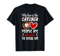 My Bro Is Baseball Catcher Sister T-Shirt - Streetwear Style Unisex - T-Shirt, Sweatshirt, Hoodie