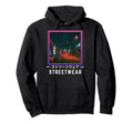 Aesthetic Vaporwave Sunset Japanese Hoodie - Fun Novelty Design for Adults - T-Shirt, Sweatshirt, Hoodie