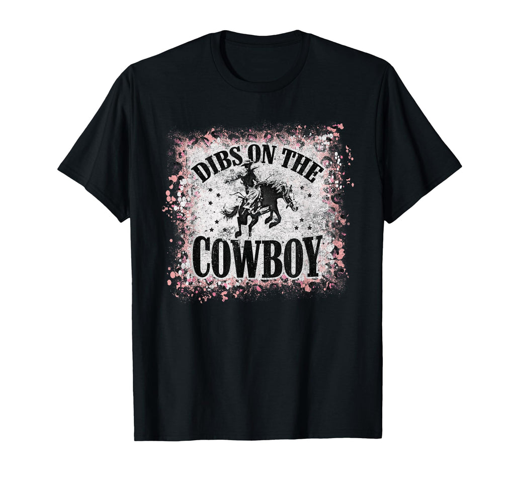 Leopard Bleached Dibs Cowboy Riding T-Shirt - Streetwear Style for Adults - T-Shirt, Sweatshirt, Hoodie