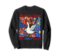 Boho Goose Is Loose Red White And Sweatshirt - Unique Graphic Men Women - T-Shirt, Sweatshirt, Hoodie