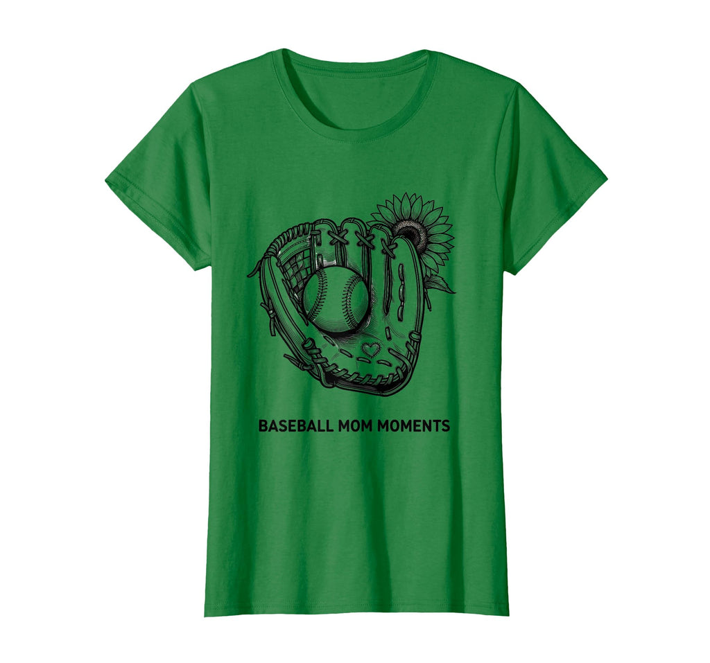 Baseball Mom Moments Proud Sports T-Shirt - Aesthetic Graphic for Adults - T-Shirt, Sweatshirt, Hoodie