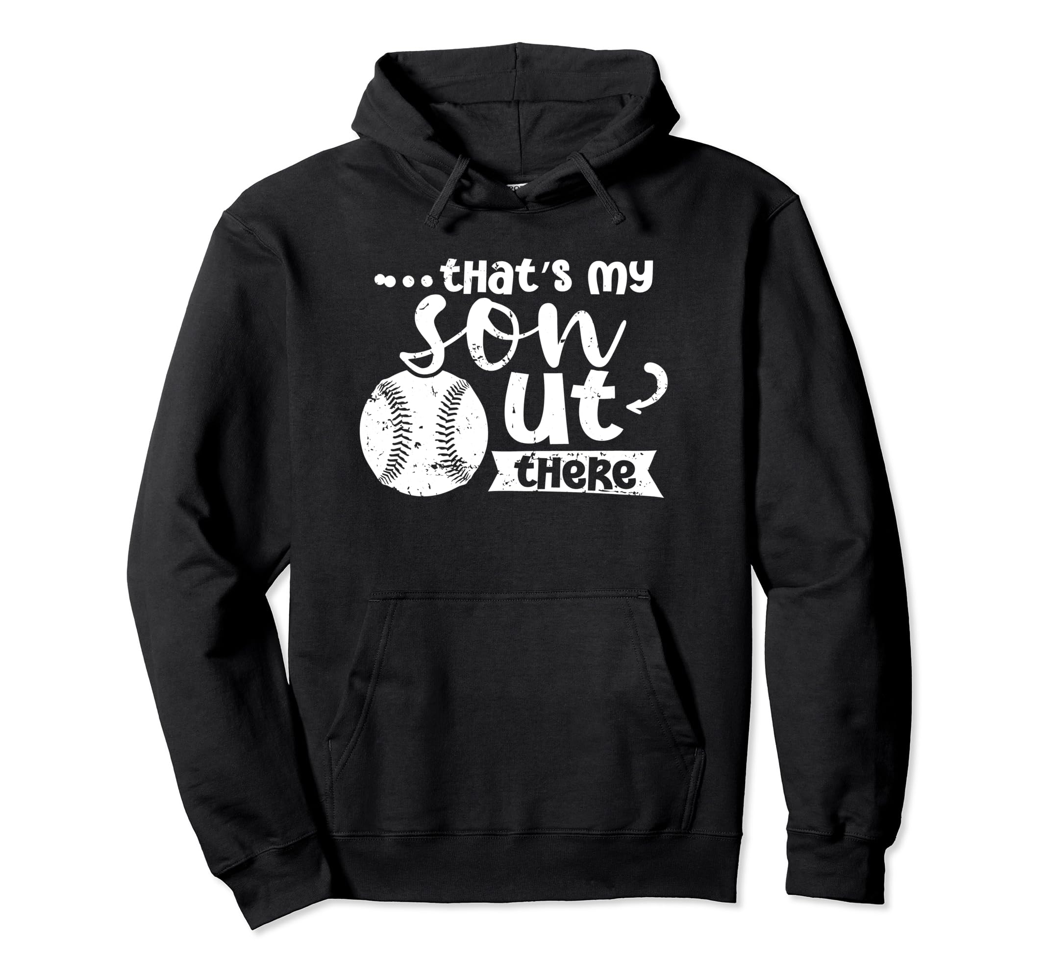 Thats My Son Out There Baseball Cheer Mom Dad Hoodie - Graphic Print Unisex - T-Shirt, Sweatshirt, Hoodie