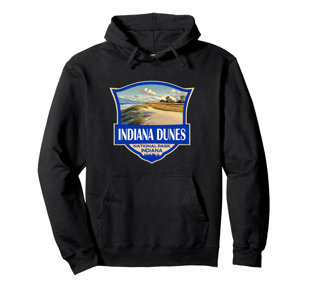Indiana Dunes National Park Hoodie - Minimalist Print Men Women - T-Shirt, Sweatshirt, Hoodie