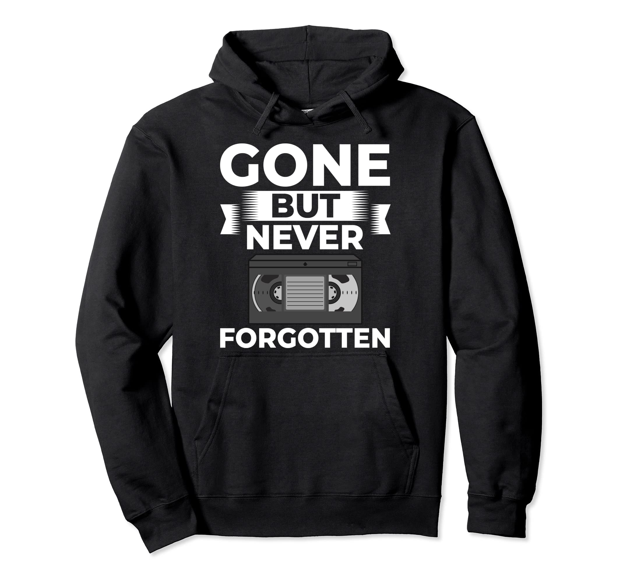 Vhs Player Videotape Video Cassette Tape Hoodie - Graphic Print for Adults - T-Shirt, Sweatshirt, Hoodie