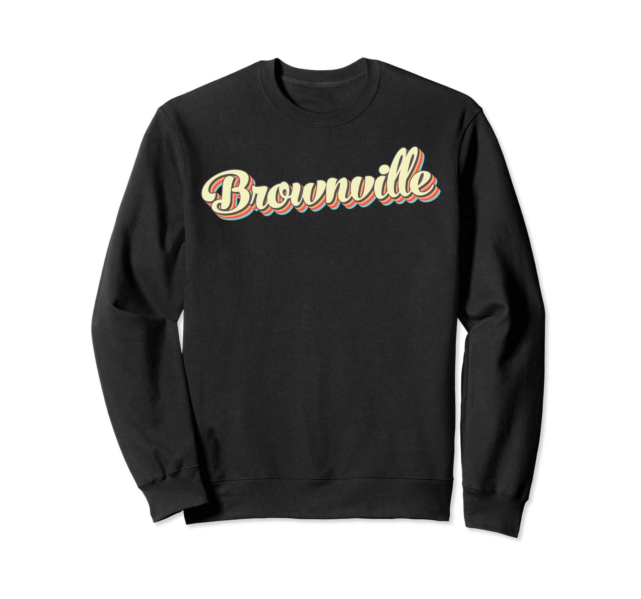 Brownville Art Baseball Font Sweatshirt - Graphic Print Men Women - T-Shirt, Sweatshirt, Hoodie