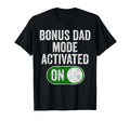 Gamer Stepdad Fathers Day Gaming Bonus T-Shirt - Custom Art Print Unisex - T-Shirt, Sweatshirt, Hoodie