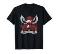 Skull Cowboy Tattoo Roses Wings Indian T-Shirt - Novelty Apparel Men Women - T-Shirt, Sweatshirt, Hoodie