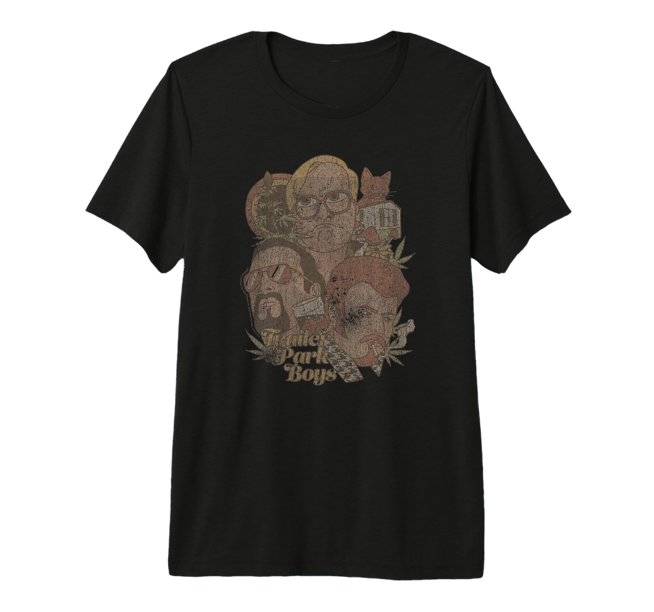 Trailer Park Distressed Illustration Tv T-Shirt - Trendy Graphic Men Women - T-Shirt, Sweatshirt, Hoodie
