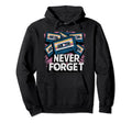 Never Forget Cassette Tapes Hoodie - Streetwear Style Men Women - T-Shirt, Sweatshirt, Hoodie