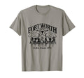 Fort Worth Texas Cowboy Rodeo Cowgirl T-Shirt - Aesthetic Graphic Men Women - T-Shirt, Sweatshirt, Hoodie