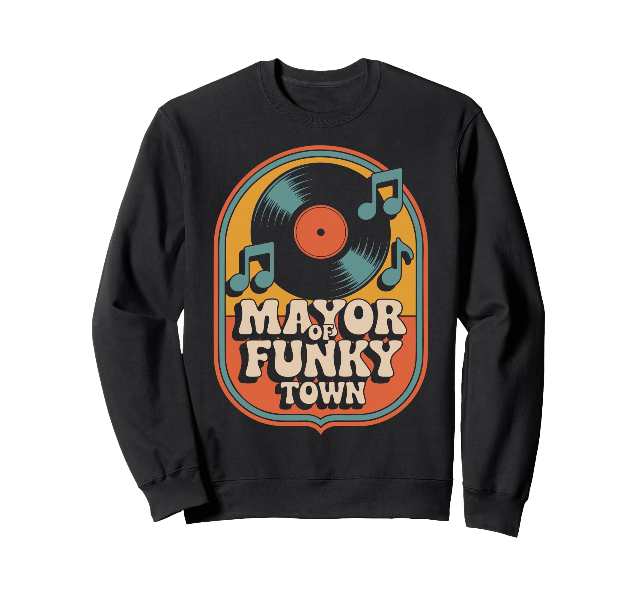 1970S Funky Party Disco Vibes Sweatshirt - Custom Art Print Men Women - T-Shirt, Sweatshirt, Hoodie