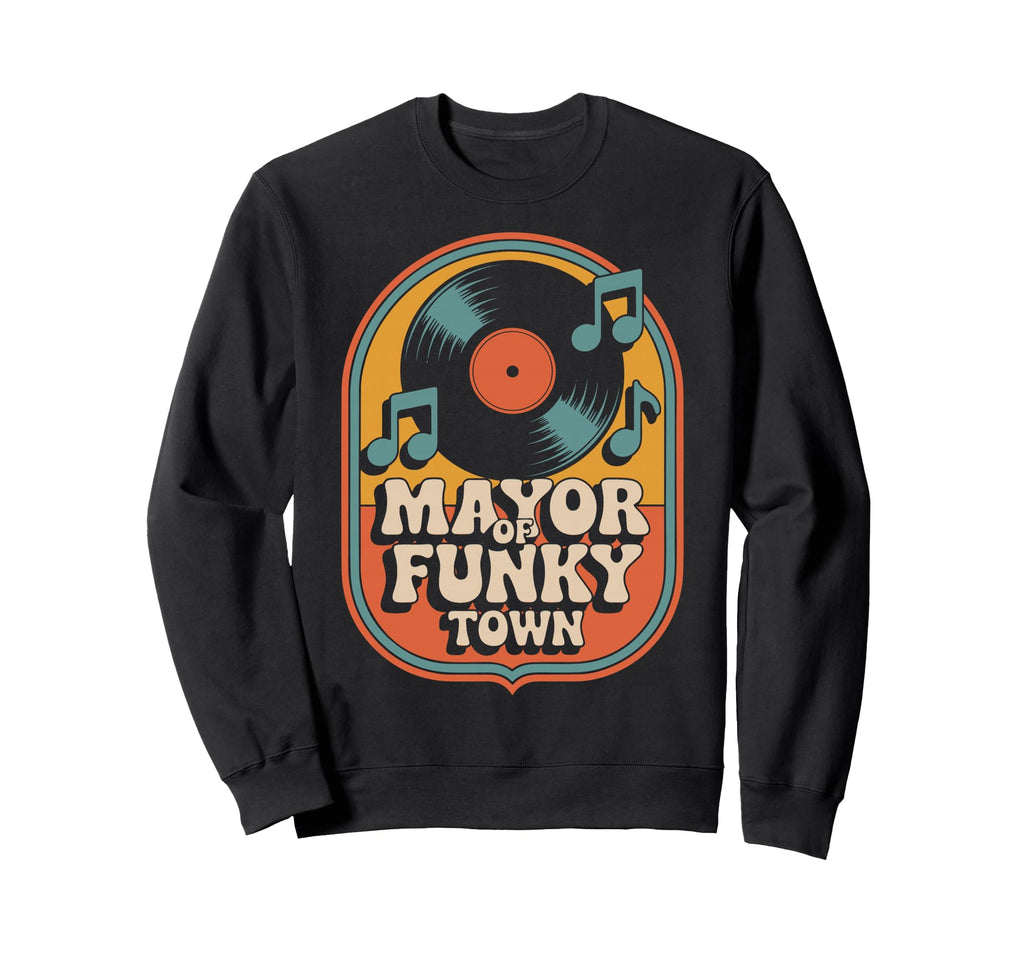 1970S Funky Party Disco Vibes Sweatshirt - Minimalist Print Men Women - T-Shirt, Sweatshirt, Hoodie