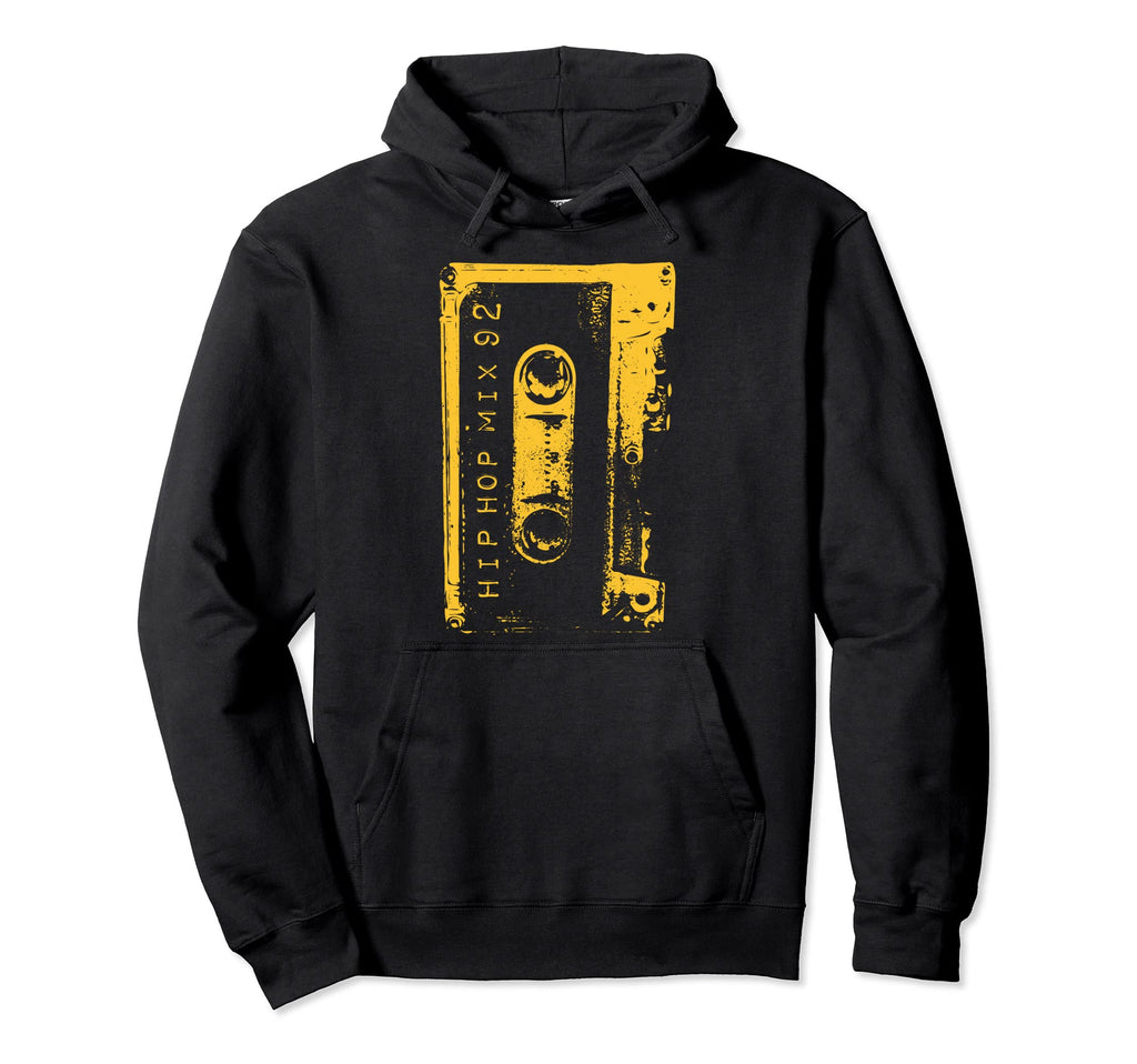 Hip Hop Rap Mixtape Cassette 90S Hoodie - Minimalist Print for Adults - T-Shirt, Sweatshirt, Hoodie