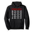 Baseball Math Double Play Funny Hoodie - Trendy Graphic Men Women - T-Shirt, Sweatshirt, Hoodie