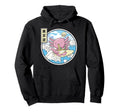 Axolotl Eating Ramen Japan Waves Anime Hoodie - Graphic Print Men Women - T-Shirt, Sweatshirt, Hoodie