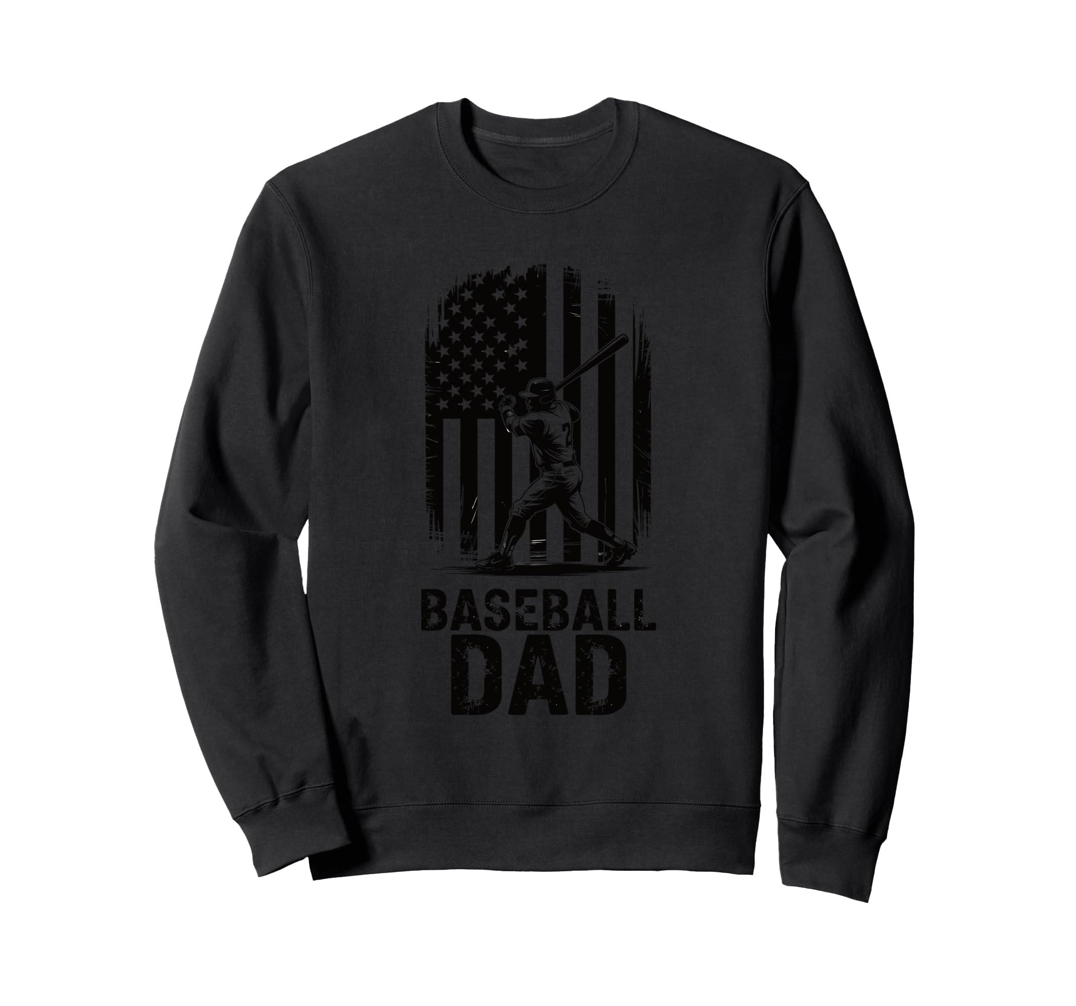 Proud Baseball Dad Game Day Sweatshirt - Casual Everyday Wear Men Women - T-Shirt, Sweatshirt, Hoodie