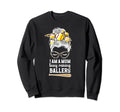 I Am Mom Busy Raisng Ballers Sweatshirt - Aesthetic Graphic Unisex - T-Shirt, Sweatshirt, Hoodie