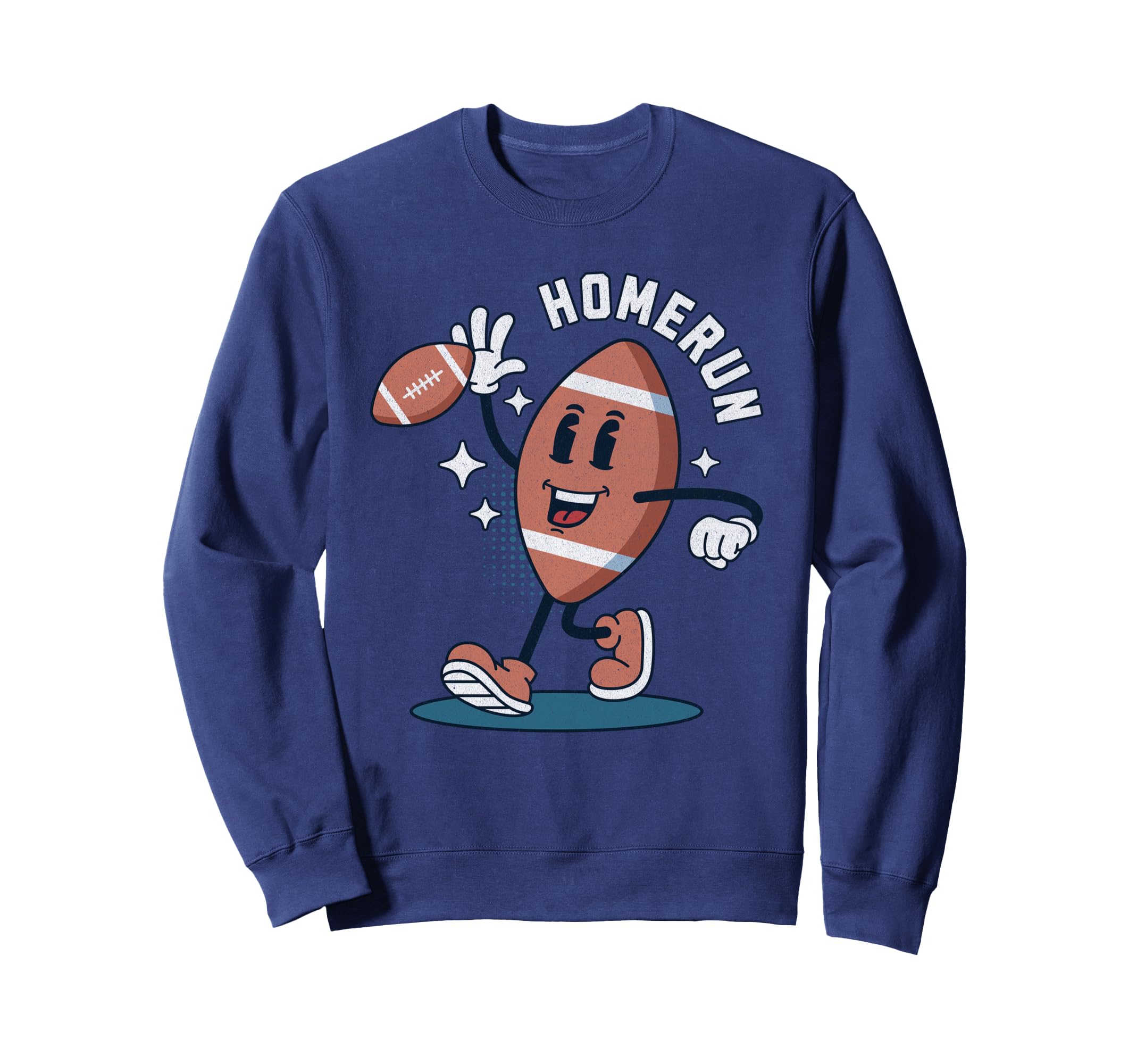Funny Homerun Baseball Football Mash Sweatshirt - Minimalist Print Unisex - T-Shirt, Sweatshirt, Hoodie