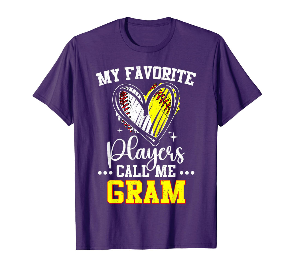 My Favorite Baseball Softball Players Call T-Shirt - Unique Graphic Unisex - T-Shirt, Sweatshirt, Hoodie