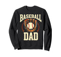 Baseball Dad Baseball Sweatshirt - Minimalist Print for Adults - T-Shirt, Sweatshirt, Hoodie