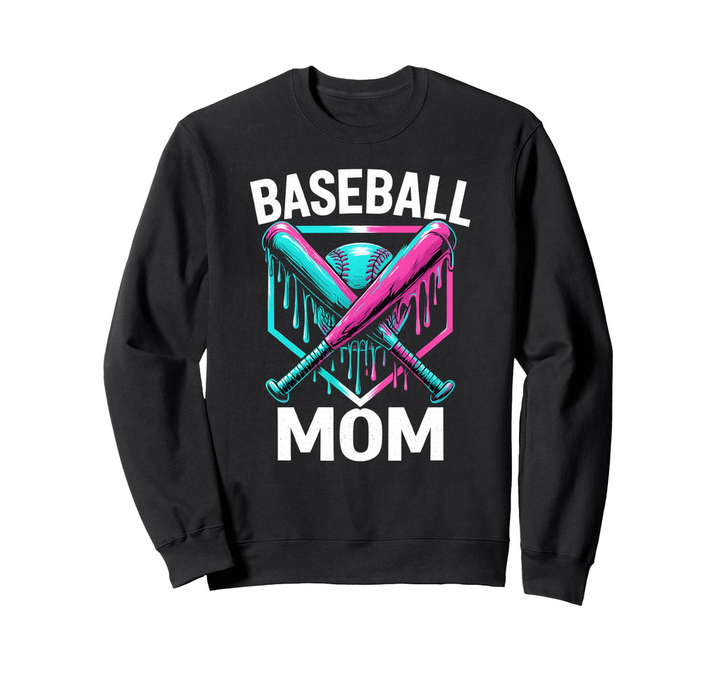 Baseball Fan Baseball Mom Sweatshirt - Streetwear Style for Adults - T-Shirt, Sweatshirt, Hoodie