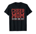 Cheer Mom Mother Bow Cheerleader T-Shirt - Minimalist Print for Adults - T-Shirt, Sweatshirt, Hoodie