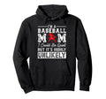 Baseball Mom Hoodie - Trendy Graphic for Adults - T-Shirt, Sweatshirt, Hoodie